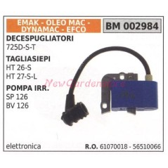 Bobina accensione EMAK per decespugliatori 725D S T tagliasiepi HT 26 S HT 27 S L POMPA IRR. SP126 BV 126 002984 | Newgardens...