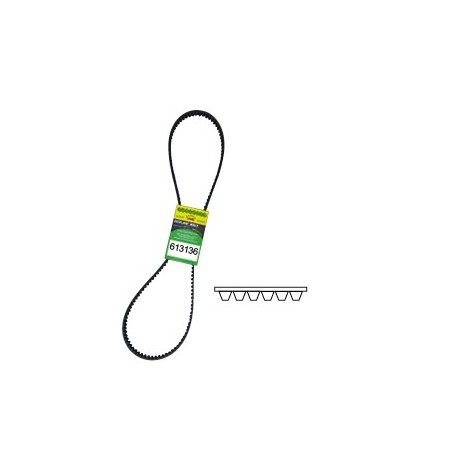 Cinghia trattorino tagliaerba fatta in KEVLAR COMPATIBILE MTD 754-04136 | Newgardenstore.eu