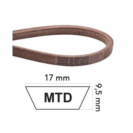 Lawn tractor belt made of KEVLAR COMPATIBLE MTD 754-04159 | Newgardenstore.eu