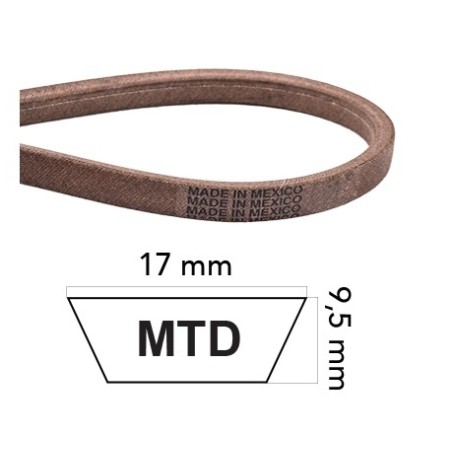 Lawn tractor belt made of KEVLAR COMPATIBLE MTD 754-04171 | Newgardenstore.eu