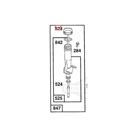 Jauge d'huile originale BRIGGS & STRATTON pour moteur de tondeuse à gazon 491794 | Newgardenstore.eu