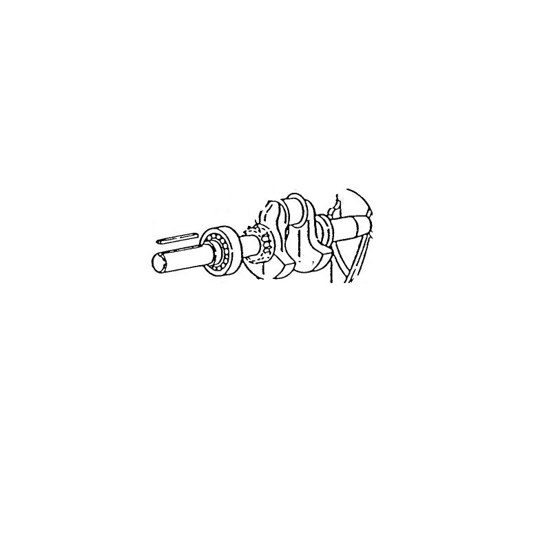 Eje de transmisión del motor del cortacésped original BRIGGS & STRATTON 492474