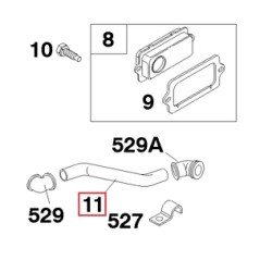 Original BRIGGS & STRATTON Motorrohr 690517 | Newgardenstore.eu