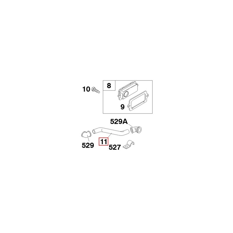 Tube moteur original BRIGGS & STRATTON 690517