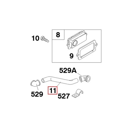 Original BRIGGS & STRATTON Motorrohr 690517 | Newgardenstore.eu