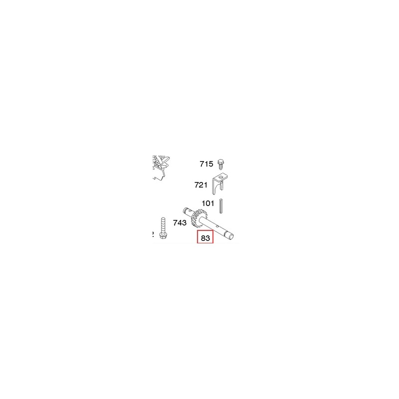 Arbre d'entraînement original BRIGGS & STRATTON 690521