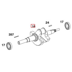 Original BRIGGS & STRATTON engine drive shaft 690539 | Newgardenstore.eu