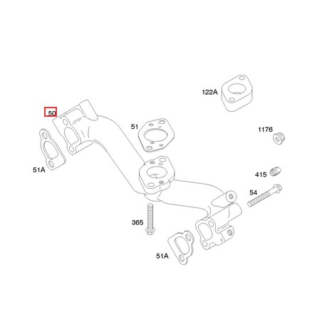 Collecteur d'origine BRIGGS & STRATTON pour moteur de tracteur de pelouse 690754 | Newgardenstore.eu