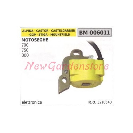 Bobina accensione GGP per motoseghe 700 750 800 006011 | Newgardenstore.eu