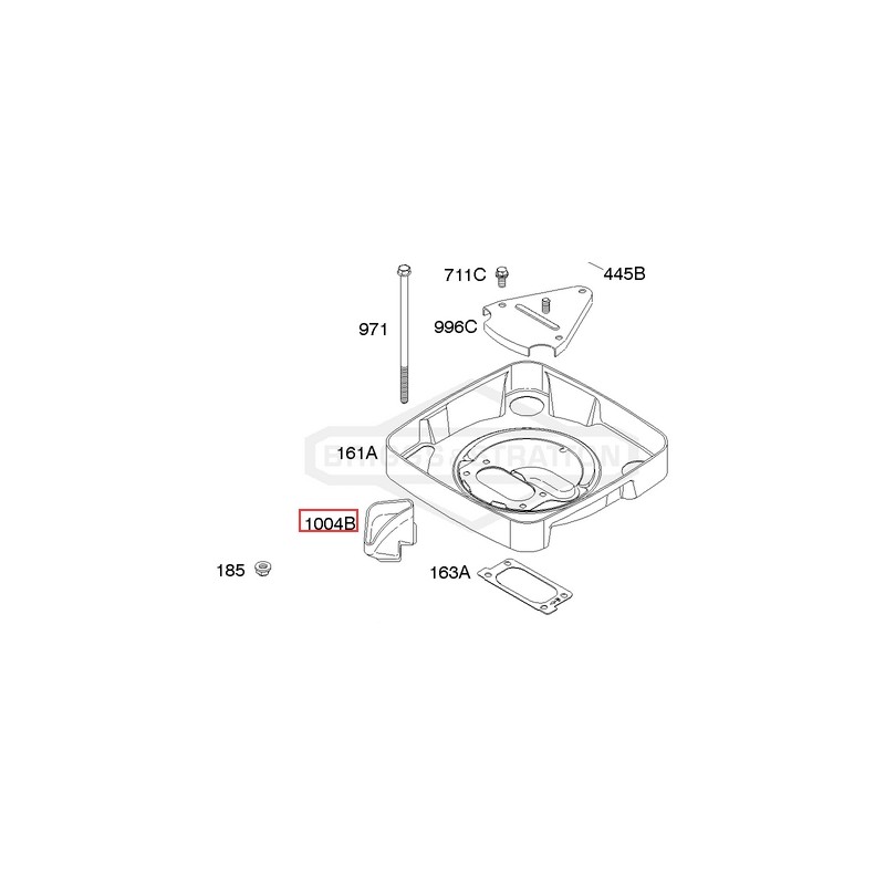 Filtre à air pour tondeuse à gazon BRIGGS & STRATTON ORIGINAL 690865