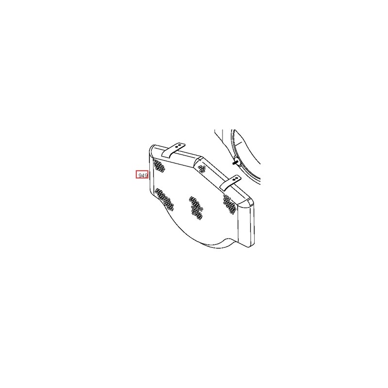 Guardabarros motor cortacésped BRIGGS & STRATTON 690840