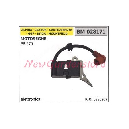 Bobina accensione GGP per motoseghe PR 270 028171 | Newgardenstore.eu