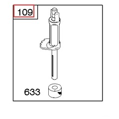 Original BRIGGS & STRATTON lawn tractor mower engine air shaft 695729