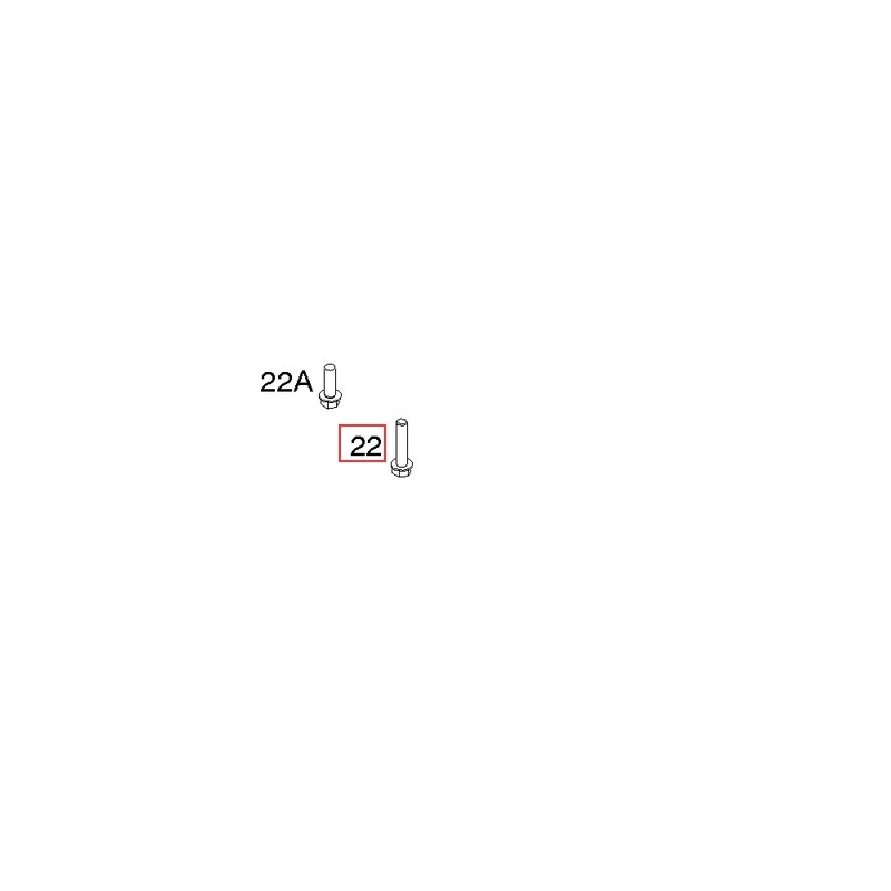 Vis d'origine pour moteur de tondeuse à gazon BRIGGS & STRATTON 692551