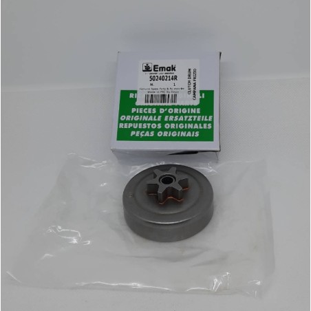 Clutch bell pinion ORIGINAL OLEOMAC GS35 GS350 3/8 EFCO MT350 MT3500 | Newgardenstore.eu