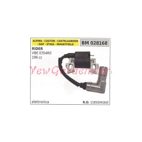 GGP ignition coil for VBE0704RO 196CC rider 028168 | Newgardenstore.eu