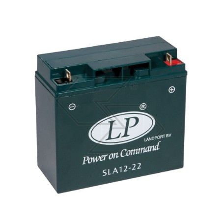 SLA 12-22 22 Ah 12 V Pol + RECHTS Batterie für Rasentraktoren für verschiedene Modelle | Newgardenstore.eu