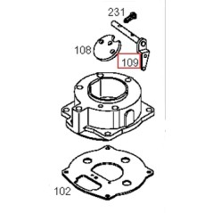 Kit d'arbre d'accélération pour moteur de tondeuse à gazon BRIGGS & STRATTON d'origine 693498 | Newgardenstore.eu