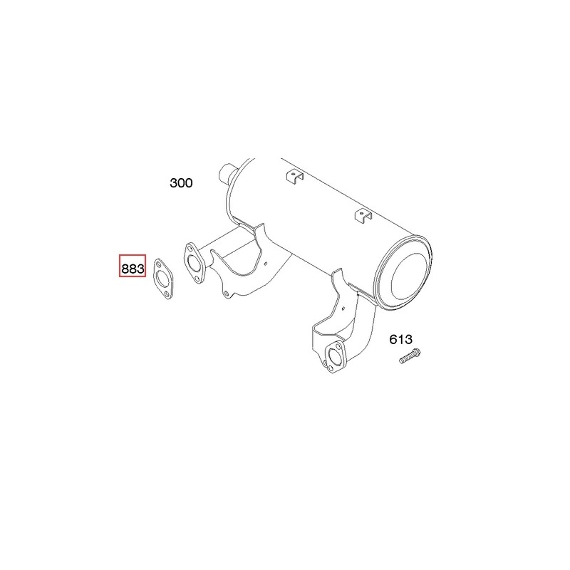 Joint d'origine BRIGGS & STRATTON pour moteur de tondeuse à gazon 807326