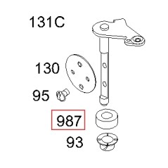 Joint d'arbre de papillon de moteur de tondeuse à gazon BRIGGS & STRATTON 691326 | Newgardenstore.eu