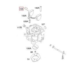 Goupille de flotteur de moteur de tondeuse à gazon BRIGGS & STRATTON 690723 | Newgardenstore.eu