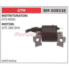 gtm ignition coil for gt 600g hedge trimmers and gte 160 ohv engines 008538 | Newgardenstore.eu