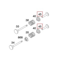 Poussoirs de moteur de tondeuse à gazon BRIGGS & STRATTON d'origine 690548 | Newgardenstore.eu