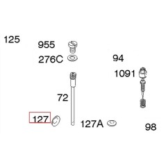 Tapa del motor del cortacésped original BRIGGS & STRATTON 690731