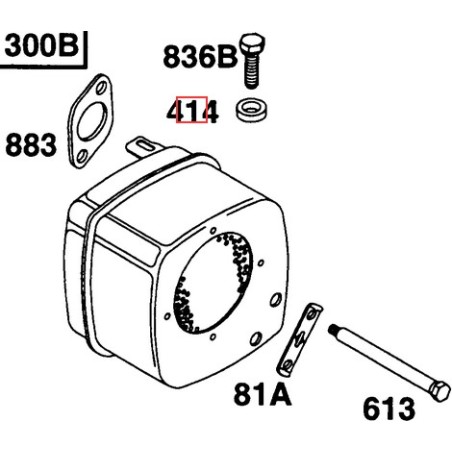 Interrupteur original BRIGGS & STRATTON pour moteur de tondeuse à gazon 690510 | Newgardenstore.eu