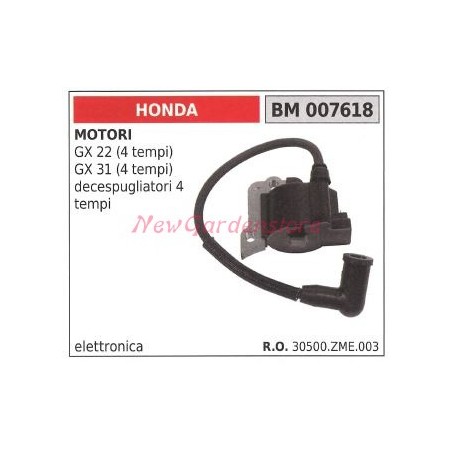 Bobina de encendido HONDA para motores GX 22 (4 tiempos) gx 31 (4 tiempos) y desbrozadoras de 4 tiempos 007618 | Newgardensto...