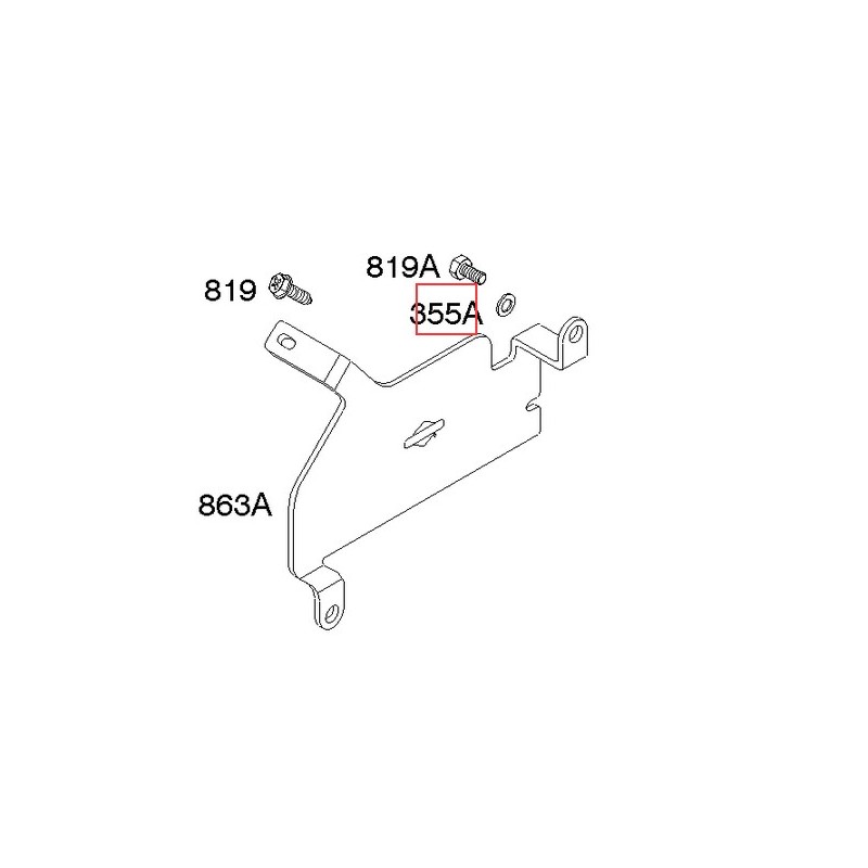 Arandela plana original BRIGGS & STRATTON para motor de cortacésped 690944