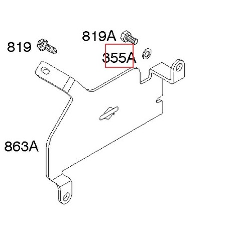 Rondelle plate originale BRIGGS & STRATTON pour moteur de tondeuse à gazon 690944 | Newgardenstore.eu