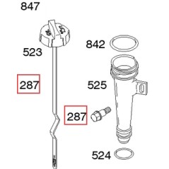 Original BRIGGS & STRATTON Rasenmähermotorschraube 691002 | Newgardenstore.eu