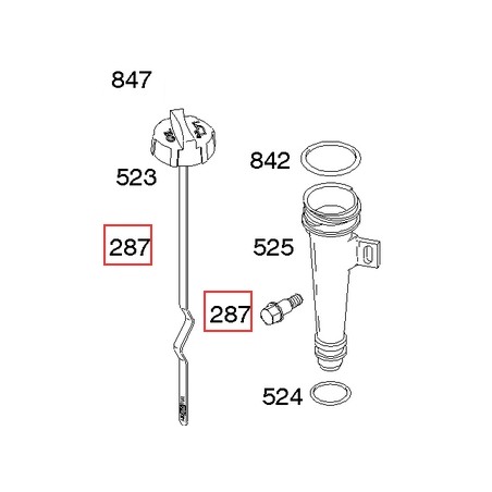 Original BRIGGS & STRATTON Rasenmähermotorschraube 691002 | Newgardenstore.eu