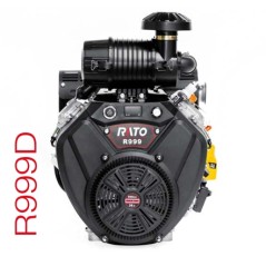 Kompletter RATO R999D Motor zylindrische horizontale Welle 25,4 mm Elektrostart | Newgardenstore.eu