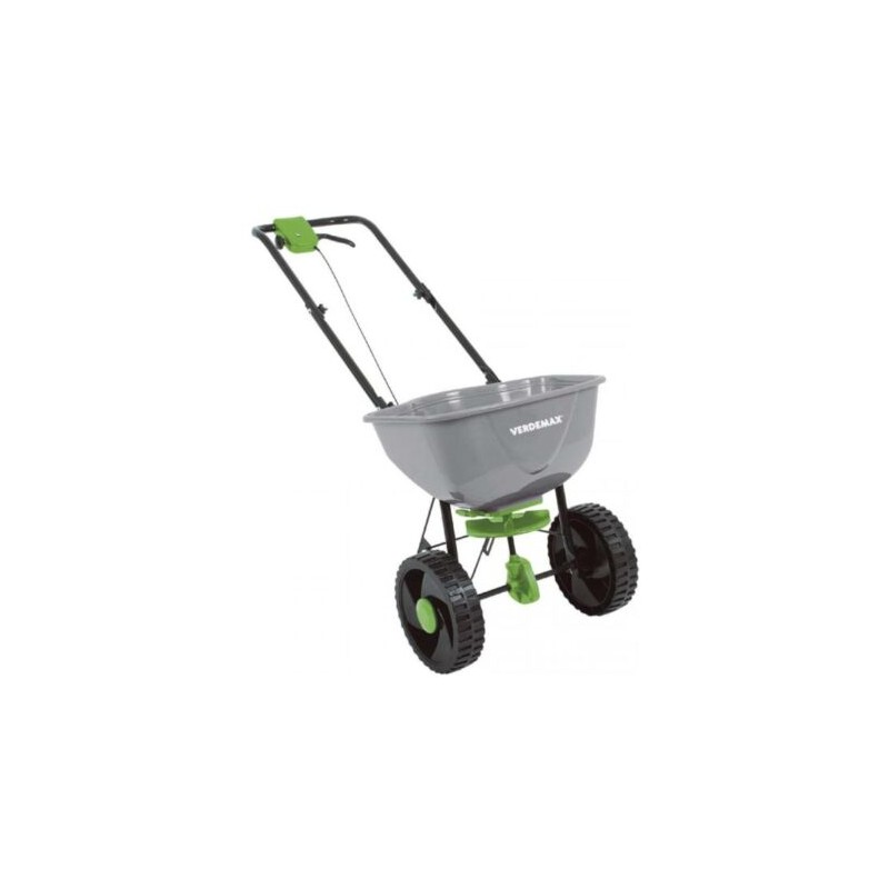 VERDEMAX professional pneumatic wheeled rotary fertiliser spreader 15 l