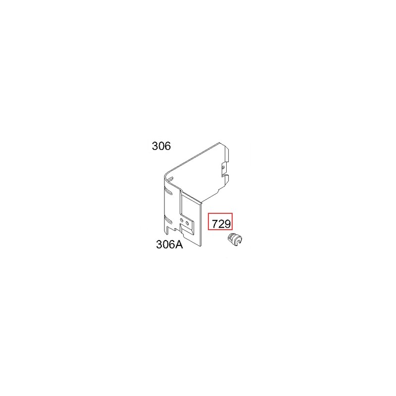 Clip de câble de moteur de tondeuse original BRIGGS & STRATTON 690603