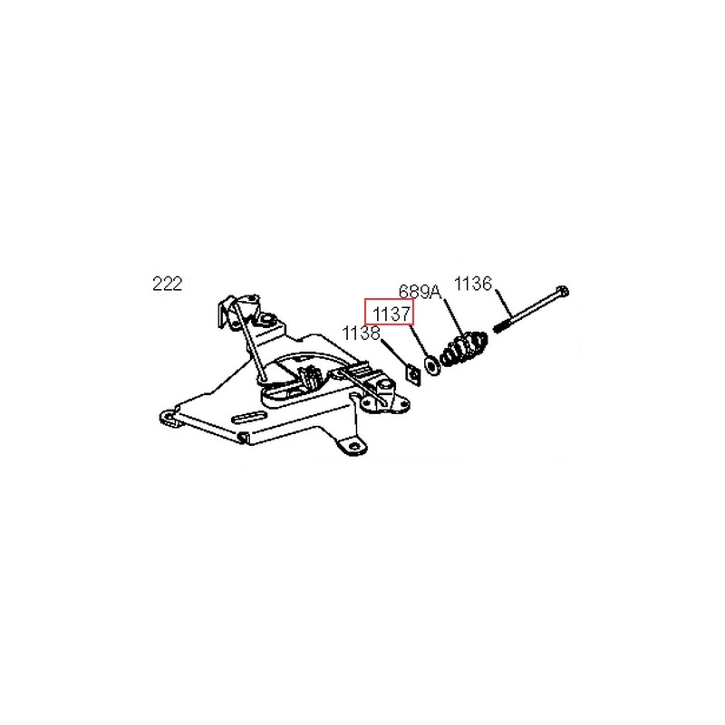 Original BRIGGS & STRATTON lawn mower motor washer 690390