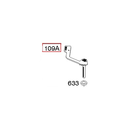 Eje del acelerador del motor original BRIGGS & STRATTON 499681 | Newgardenstore.eu