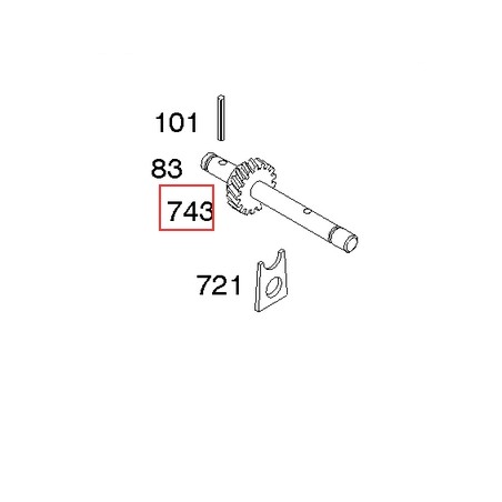 Boîtier de distribution de moteur de tondeuse à gazon BRIGGS & STRATTON d'origine 690516 | Newgardenstore.eu