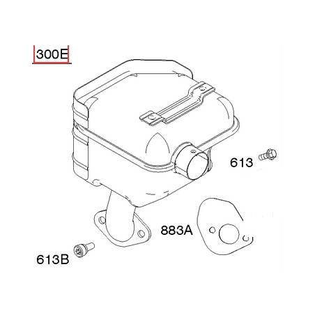 Marmita originale motore rasaerba tagliaerba tosaerba BRIGGS & STRATTON 794949 | Newgardenstore.eu