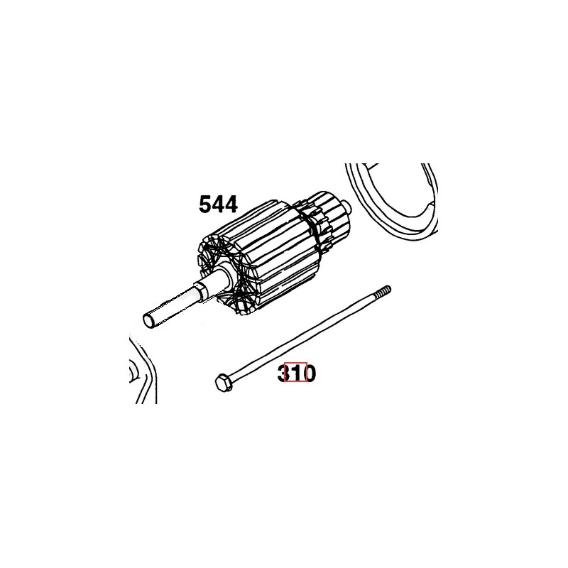 Vite originale motore rasaerba tagliaerba tosaerba BRIGGS & STRATTON 692329