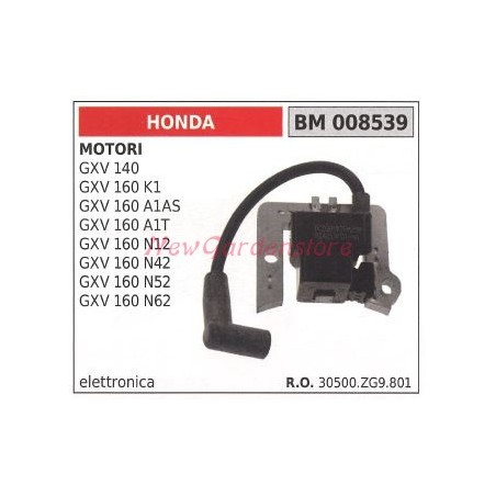 Bobina de encendido HONDA para motores GXV 140 160 K1 160 A1AS 160 A1T 160 N12 160 N42 160 N52 160 N62 008539