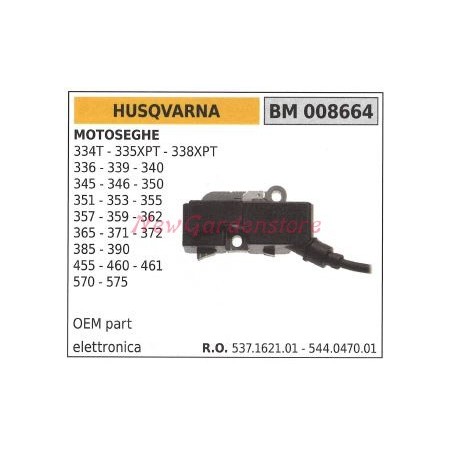 Bobina de encendido HUSQVARNA para motosierras 334t 335xpt 338xpt 336 339 340 345 346 | Newgardenstore.eu