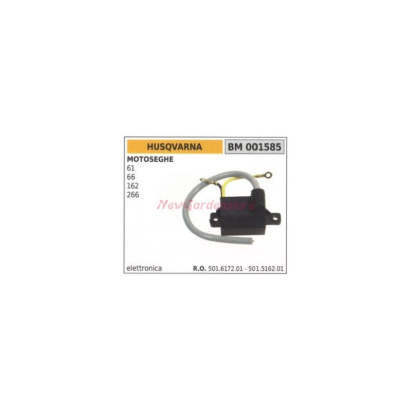 Bobina accensione HUSQVARNA per motoseghe 61 66 162 266 001585