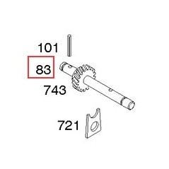 Eje de transmisión ORIGINAL BRIGGS & STRATTON para tractores de césped 691240