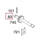 Arbre d'entraînement ORIGINAL BRIGGS & STRATTON pour tracteur de pelouse 691240