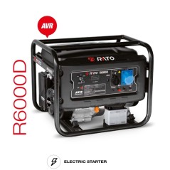 Generatore di corrente RATO R6000 a benzina 420 cc potenza massima 6 kW | Newgardenstore.eu