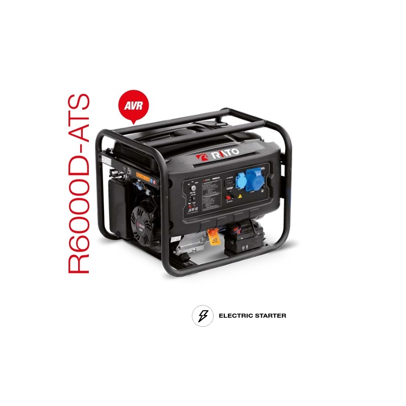 RATO R6000D-8 ATS petrol power generator 420 cc electric start