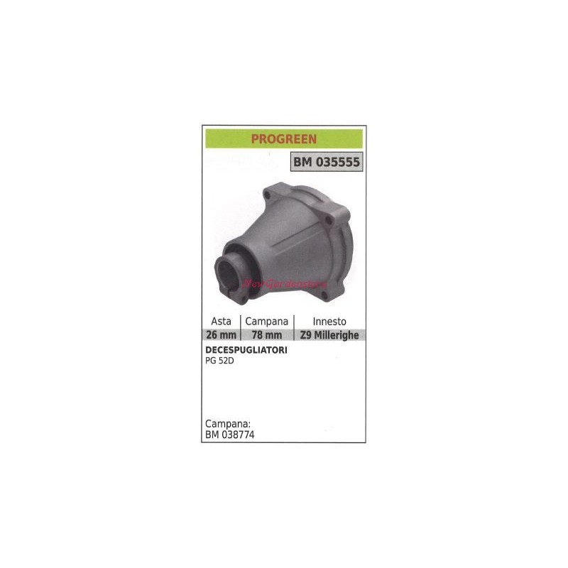 Ensemble embrayage PROGREEN débroussailleuse PG 52D 035555